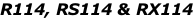 R114, RS114 & RX114